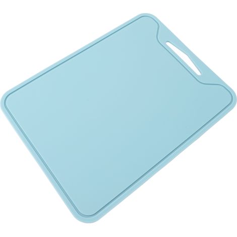Tagliere in silicone, portatile, antiscivolo, lavabile in lavastoviglie, ideale per cucinare, campeggiare e fare picnic, colore blu. (1/5)