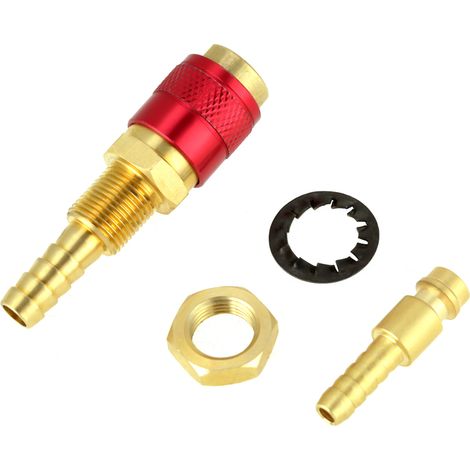 Lot de 3 connecteurs rapides pour pistolet de soudage refroidi à l'eau, 8 mm (1/5)