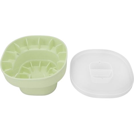 Seau à glace pliable en silicone souple, économiseur d'espace, seau à boissons portable pour fête et pique-nique, vert (1/5)