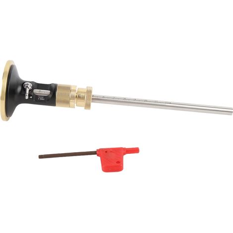 Gravure à roue pour bois avec lame carbure fixe, repère 0-12cm, grattoir ébéniste atelier menuiserie avec clé T15 MG0 000 0057 style européen (1/5)