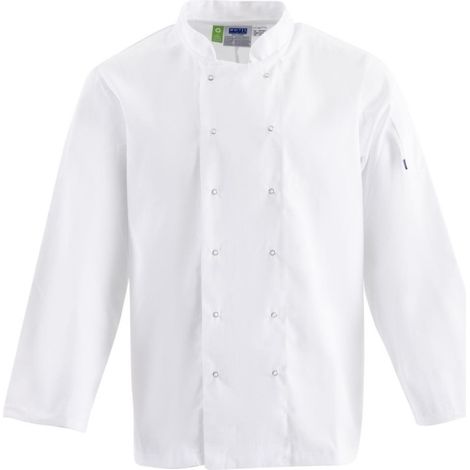 Veste de cuisine mixte Whites Vegas manches longues blanche S