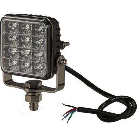 Luz de advertencia LED, 10-30V, ámbar, 12 LED, Kramp LA20066 (1/5)