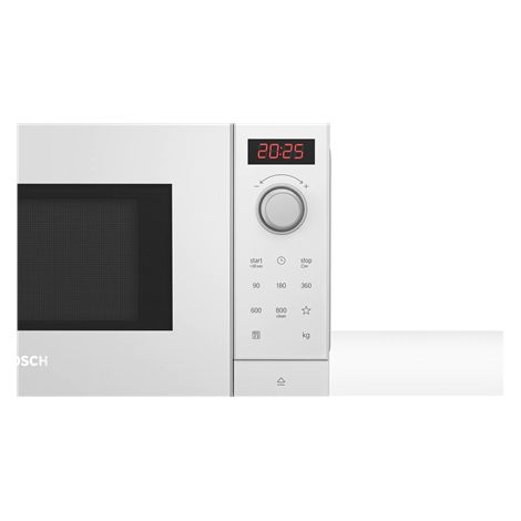 Bosch – Micro-ondes à poser 20L 800W – FFL023MW0 – Écran LED intégré – Maintien au chaud, décongélation, réchauffage (1/5)