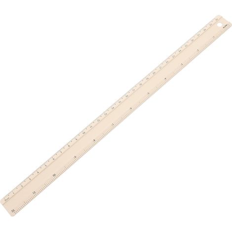 Règle NUOBESTY 30 cm en alliage d'aluminium beige avec graduation (1/5)