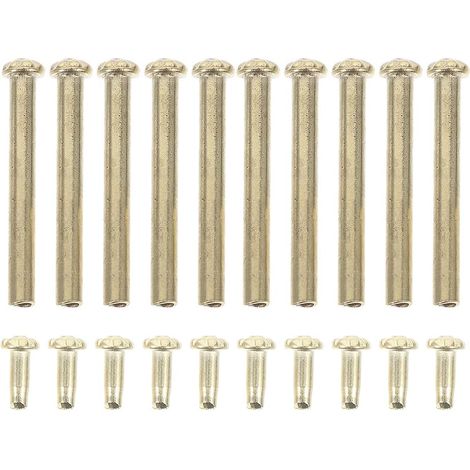 10 Sets Kit Maintenance Diameter Length Repair Rivets Hinge Metal
