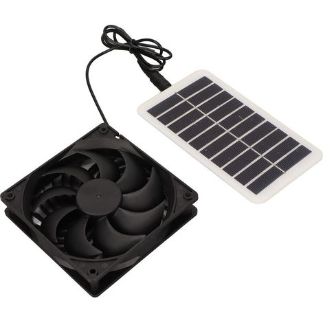 Ventilateur d'extraction solaire 15W – Élimination des odeurs – Panneau silicium monocristallin – Pour maisons et cuisines (1/5)