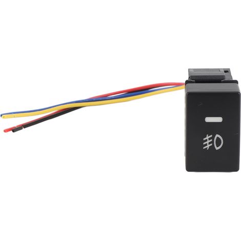 Interrupteur à bouton-poussoir 4 pôles 12 V avec voyants LED intégrés, compatible avec les feux antibrouillard, les feux de jour et la barre lumineuse LED pour BR-V, CITY, FIT, JAZZ, HR-V et Vezel. (1/5)