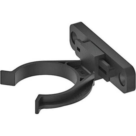 Hettich Sockelblendenhalter m. Clip Ku. schwarz ab 70mm z. Anschr.
