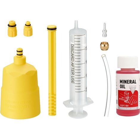 Kit Purge Frein,Gamme de Freins à Disque Hydrauliques,pour Hydraulic Disc Series,Comprend 60 ML de Liquide de Frein Minéral (1/5)