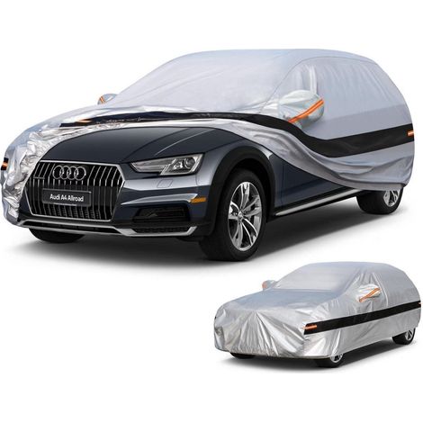 Autoabdeckung Kombi 10 Schichten 100% Wasserdicht für Audi A4 Avant/Allroad B7-B9 (1/5)