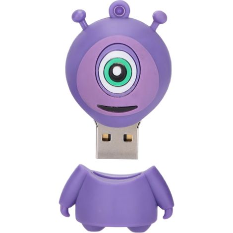 Clé USB 2.0 étanche, 64 Go, motif fantôme borgne, cadeau d'Halloween