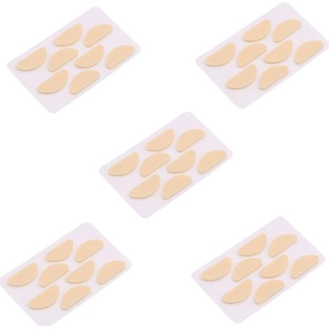 cinq Pices De 20 Paires De Plaquettes De Nez En Forme D'eau D (1,55 Mm, Ton Chair), Plaquettes De Nez Adhsives Antidrapantes Soulagent La Pression