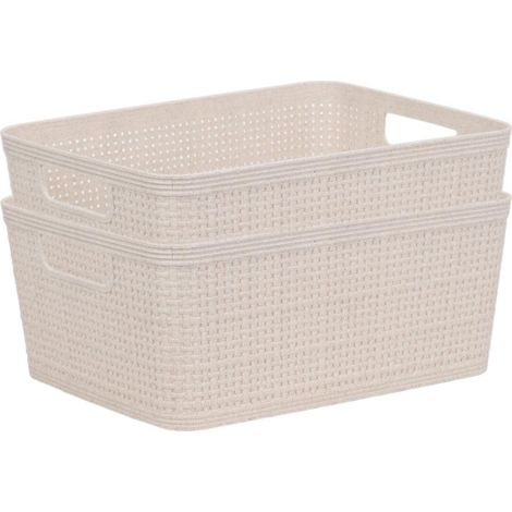 Set mit 2 Kunststoffkörben (1/4)