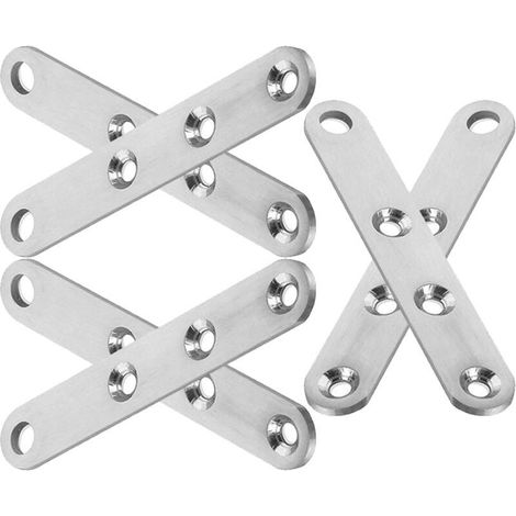 Lot de 6 Charnières Invisibles Pivotantes 360° en Acier Inoxydable Accessoire de Charnière à Broche Haut-Bas pour Porte et Armoire Finition Soignée Petite Taille Installation (1/4)