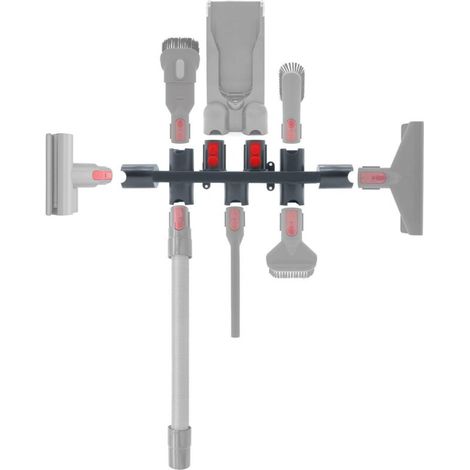 Montagehalterung für Dockingstation und Zubehör für Dyson Staubsauger V7, V8, V10, V11, V15 – Wandorganizer, Aufbewahrungshalterung, Ersatzteile und Zubehör. (1/4)