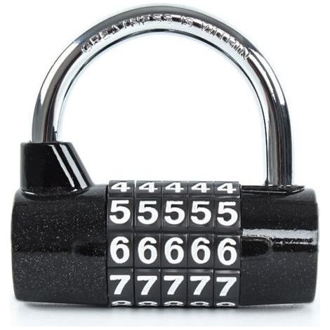 pair Cadenas à combinaison, cadenas à mot de passe, cadenas à combinaison étanche et antirouille, adapté aux maisons, écoles, entreprises, casiers et autres lieux (cadenas numérique) (1/3)