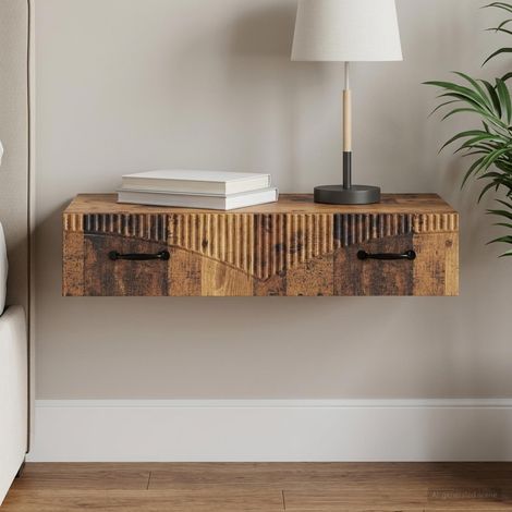 vidaXL Mesa Lateral Montada en la Pared 87,5 x 34,5 x 17 cm (1/5)