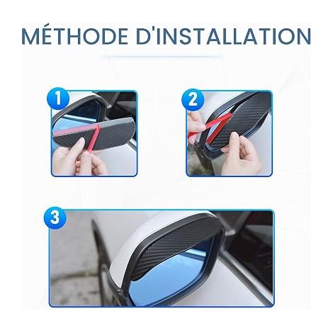 Pare-Soleil de Protection pour Rétroviseur de Voiture Voiture Rétroviseur Latéral de Voiture Voitures Camions VTT UTV Campeurs Bus Tracteurs (1/4)