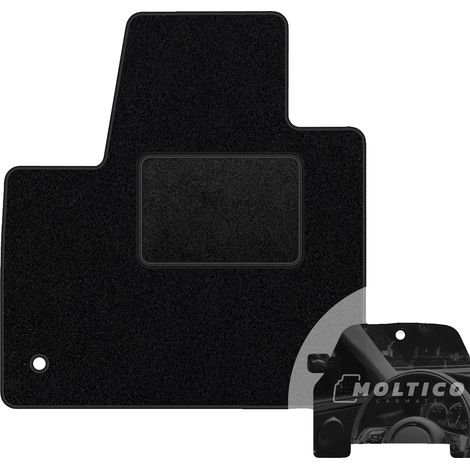 Alfombrillas de fibra sintética, compatibles con Dacia Sandero Stepway III, color negro. (1/5)