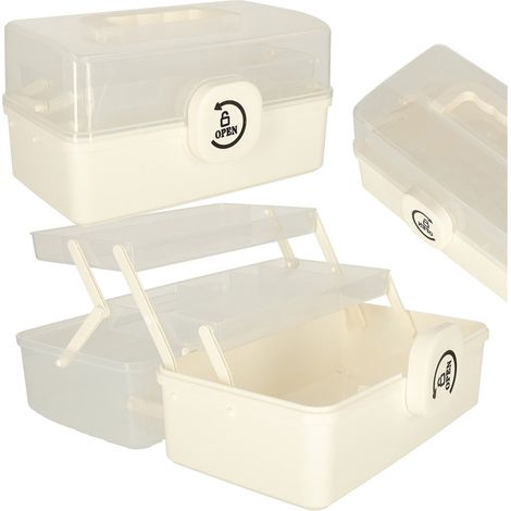 Armadietto porta medicinali organizer per medicinali 29x16x15 cm