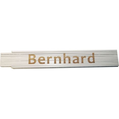 Zollstock Bernhard 2 m weiß Zollstock