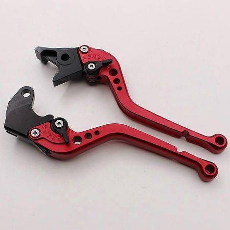 Accessoires moto adaptés à la Suzuki SFV650 GLADIUS : freins réglables modifiés, freins à klaxon, leviers de guidon (rouge 2) (1/5)