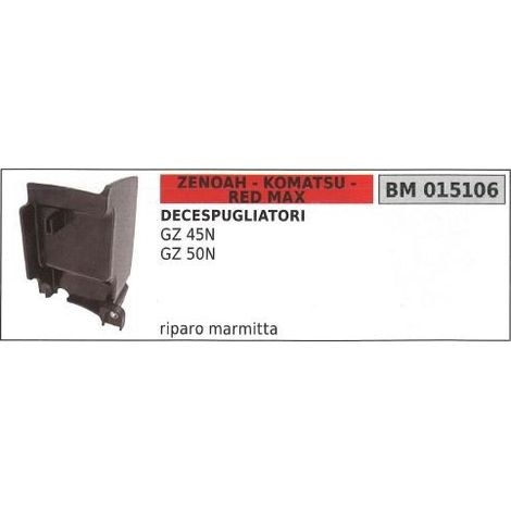 Protector de silenciador ZENOAH Desbrozadora GZ 45N 50N 015106