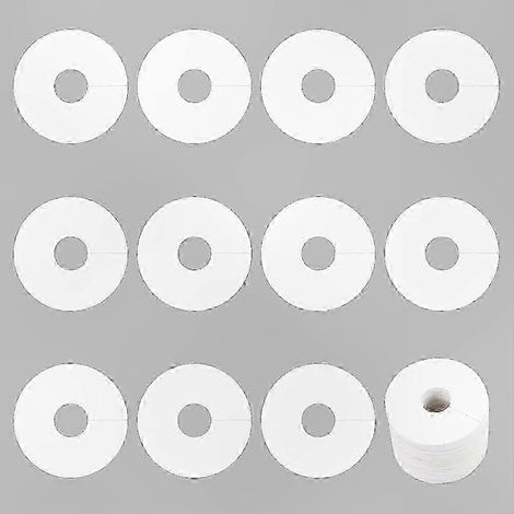 150 étiquettes pour verres à vin, marque-verres vierges, étiquettes rondes marron/blanches de 70 mm pour l'identification des verres à cocktail. (1/5)