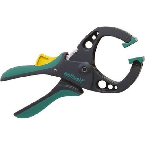 wolfcraft Morsetto a cricchetto PRO 50 I 3632000 I Per dosare la forza di serraggio, ideale per i progetti di fai da te e modellismo