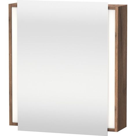 Armoire miroir Duravit KETHO 180x650x750mm ouverture gauche noyer nature