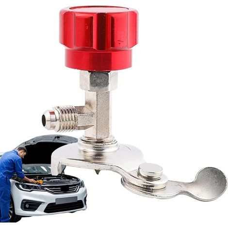 Tools for filling air conditioning systems with refrigerant – refrigerant filling tools, can opener, refrigerant filling connector, adapter tool for air conditioning systems (1/5)