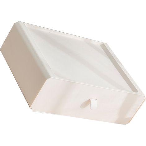 Boîte de rangement en plastique pour sous-vêtements, avec 15 compartiments, tiroirs, accessoires de bureau pour chaussettes, soutiens-gorge, blanche (1/5)