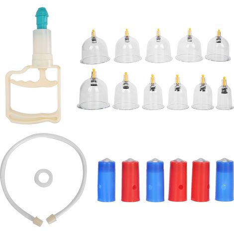 12-teiliges Set magnetischer Schröpfgläser für Körperbehandlungen und Saugtherapie (1/5)