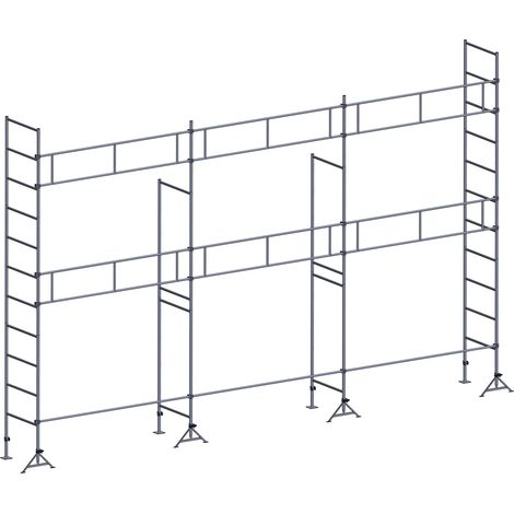 Echafaudage ES49 maçon 60 m² structure Garde-corps