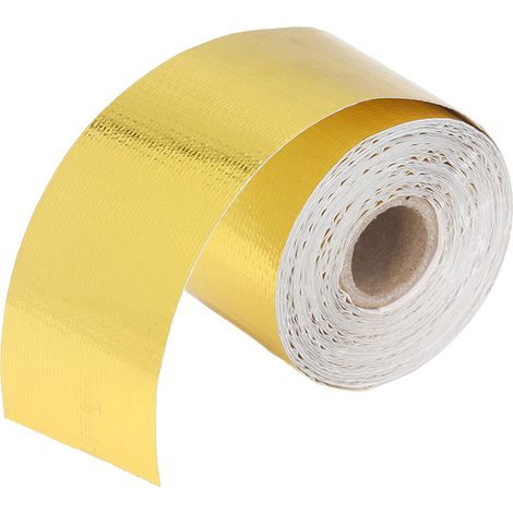 Hitzebeständiges, selbstklebendes Aluminiumband für Kfz-Schläuche – 5 cm x 10 m