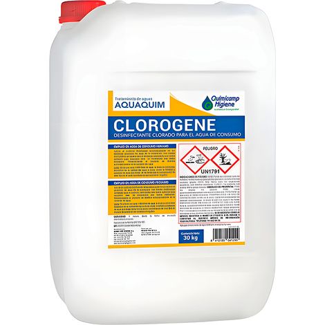 Clorogene Quimicamp 30 kg – Natriumhypochlorit für Trinkwasser