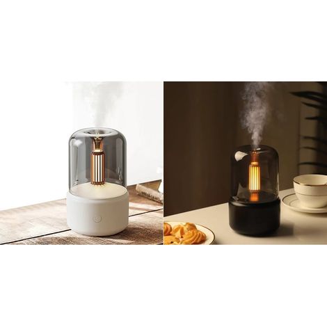 TRADE SHOP - Mini Umidificatore Diffusore Di Aromi 130ml Con Illuminazione A Led Usb Portatile Q-js112 - (1/5)