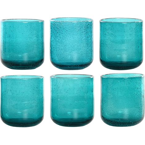 Vaso Set 6 Cristal 8,3X8,3X9,3 320Ml Burbujas (1/3)