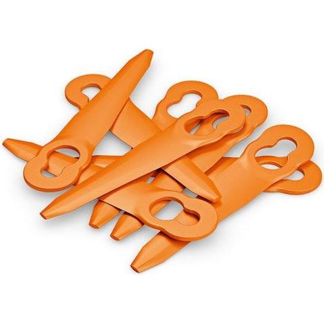 Set 8 lamette STIHL PolyCut 2-2 - 3-2 decespugliatore tagliabordi 40080071000 (1/2)