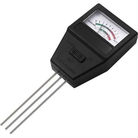 Detector de fertilidad del suelo, para analizador de nitrógeno, fósforo y potasio, probador de PH y CE del suelo, prueba de acdómetro de suelo (1/4)
