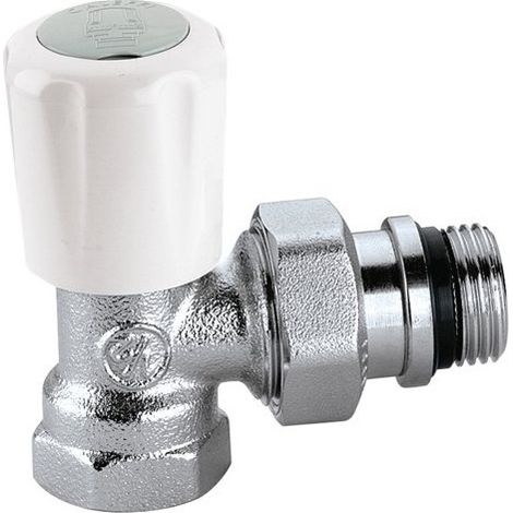 Valvola termostatizzabile con attacchi a squadra Caleffi 401 1"