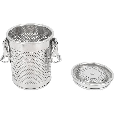 Boule à épices Infuseur à épices Panier en maille d'acier inoxydable Facile à nettoyer Passoire à assaisonnements pour soupes et restaurants (1/5)