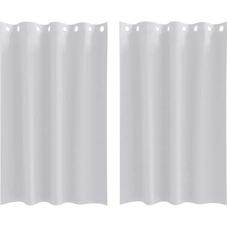 Maison Exclusive - Verdunkelungs-Vorhänge mit Ringen 2 pcs Helles