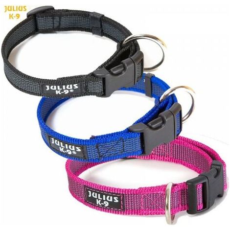Collar Julius K9 Trixie negro robusto y ajustable