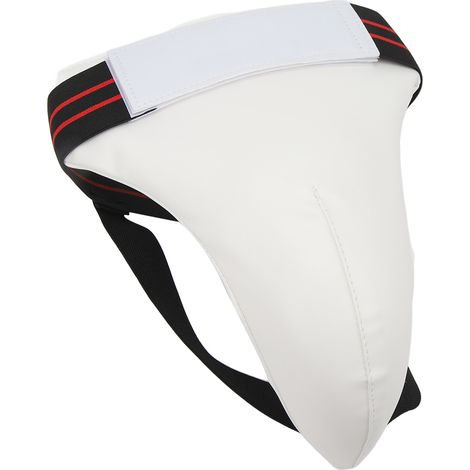 Coquille de boxe avec sangles élastiques, réglable et respirante, pour homme, taille S (110-135 cm / 43,31-53,15 pouces). (1/5)