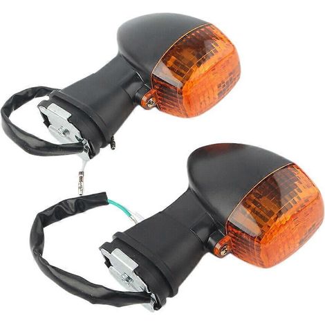Seitenblinker für Motorrad KAWASAKI ZX600 Ninja ZX-6R ZX9R ZXR400 KLE 250/400/500 ZX900 ZX7R GelbJXLGV (1/5)