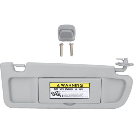 Pare-soleil gris anti-éblouissement, protection de miroir transparent avec clip pour Civic 2006 à 2011 côté passager droit 83230-SNA-A01ZC (1/5)