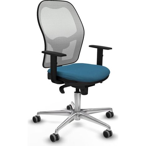 Sedia da Ufficio Piqueras y Crespo 1D086G0 Bianco Verde petrolio (1/5)