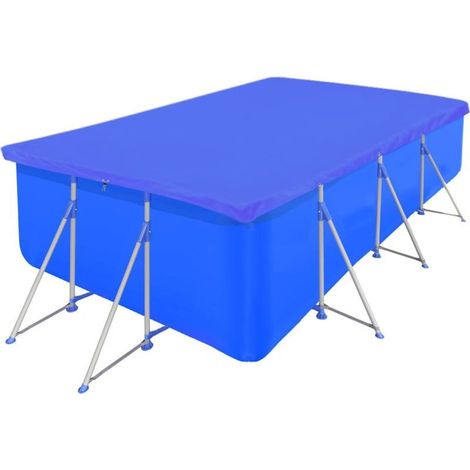 vidXL Couverture de piscine PE Rectangulaire 90 g/sqm 400 x 207 cm (1/5)