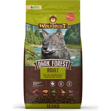 Croquettes pour chien WOLFSBLUT Forêt Sombre Adulte 12,5 kg (1/2)